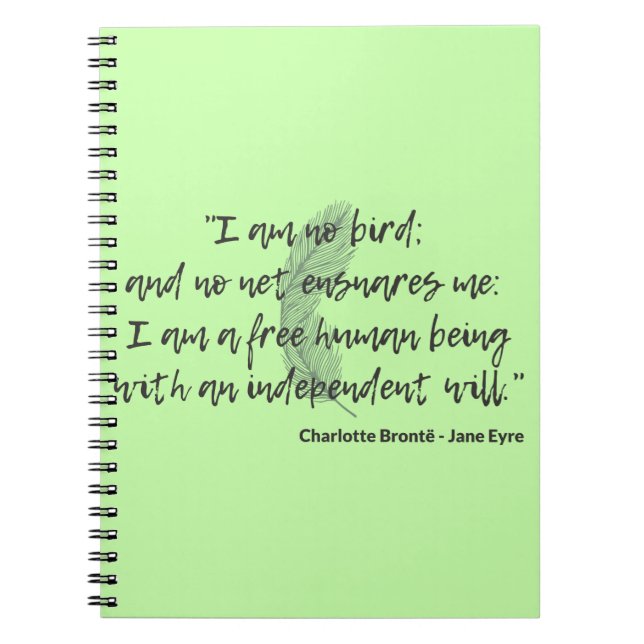Caderno Espiral Jane Eyre Cote II (Frente)
