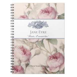 Caderno Espiral Jane Eyre - Leitor Que Eu Casei Com Ele - Doves Fl