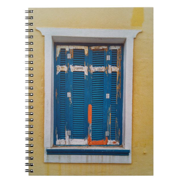 CADERNO ESPIRAL JANELA AZUL (Frente)