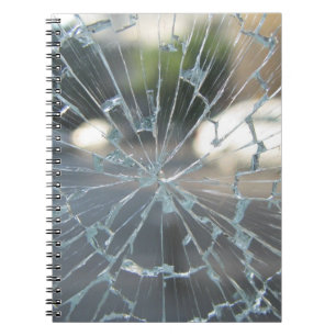 Caderno Espiral janela quebrada