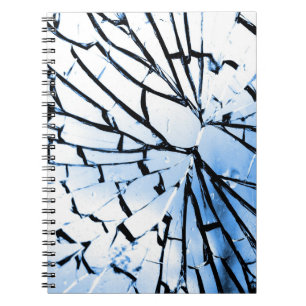 Caderno Espiral janela quebrada