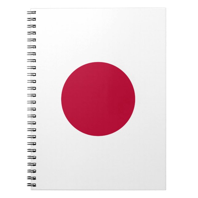 Caderno Espiral Japanese National Flag of Japan Nisshoki (Frente)