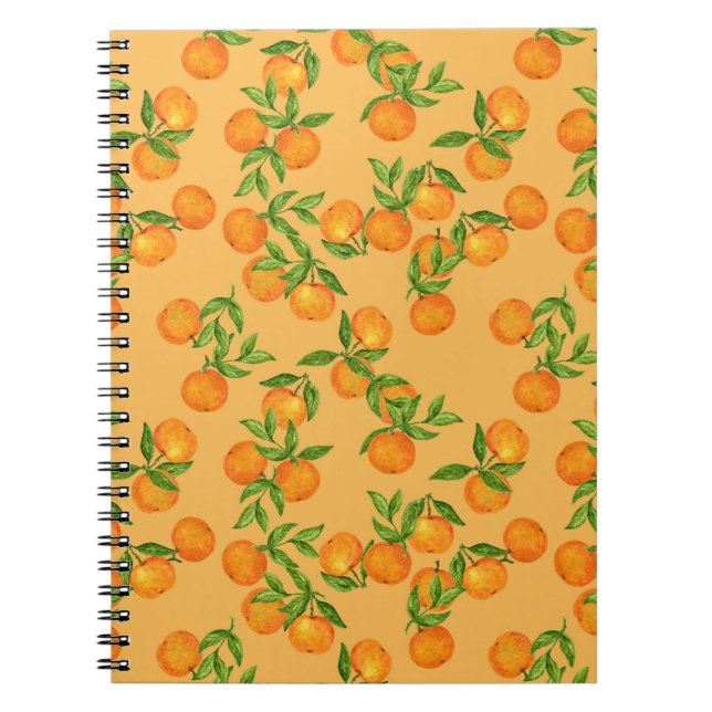 Caderno Espiral Japonês Chinês-Coreano inspirado, moto d'água (Frente)