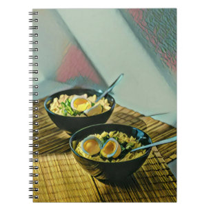Caderno Espiral Japonês Ramen Gift