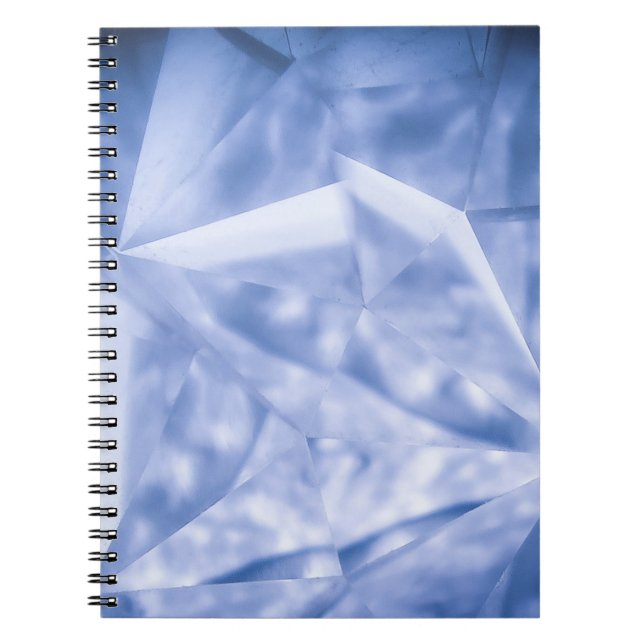 Caderno Espiral Jaqueta de terno branco e azul (Frente)