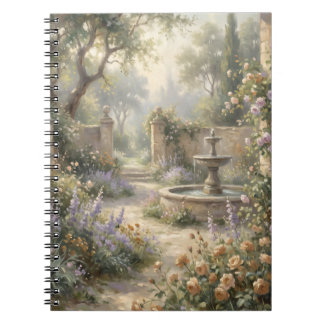 Caderno Espiral Jardim da Fonte Tranquila