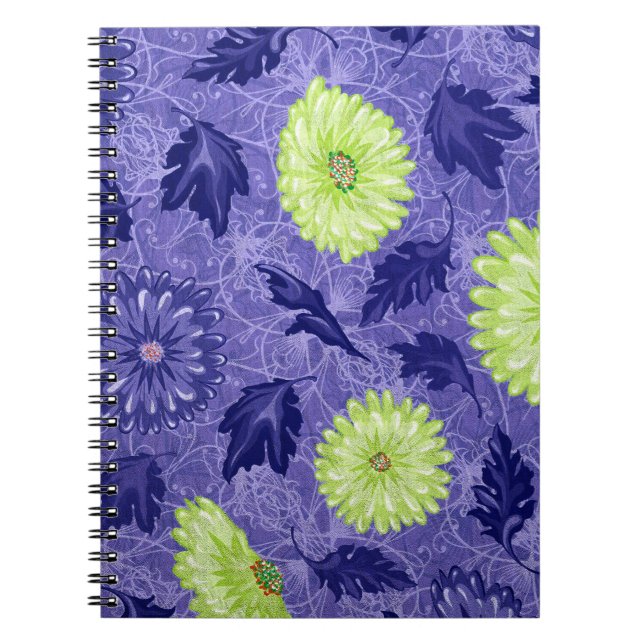 Caderno Espiral Jardim Daisy da Meia-Noite (Frente)