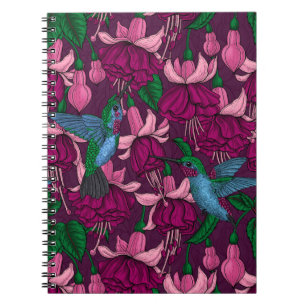 Caderno Espiral Jardim de aves