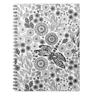 Caderno Espiral Jardim de Dragonfly
