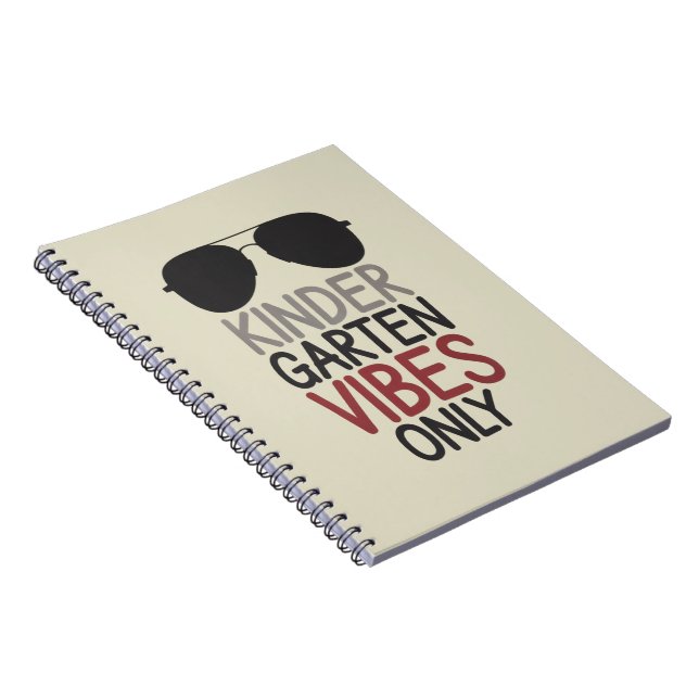 Caderno Espiral Jardim de Infância só volta à escola (Lado Direito)