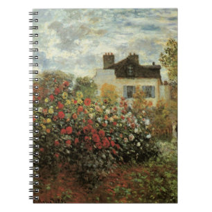Caderno Espiral Jardim de Monet na Argentina por Claude Monet
