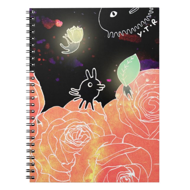 Caderno Espiral Jardim de rosas 2014 (Frente)