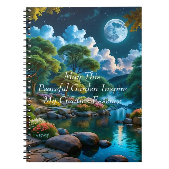 Caderno Espiral Jardim do Notebook Quiet Night (2) (Frente)