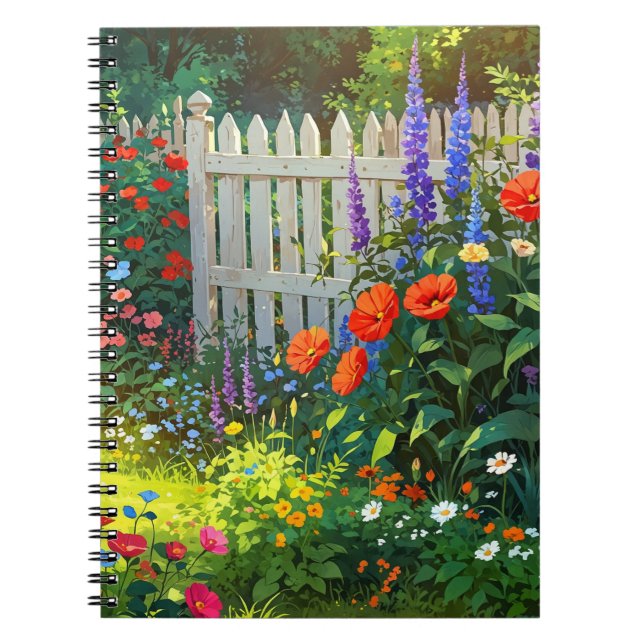 Caderno Espiral Jardim Encantado (Frente)