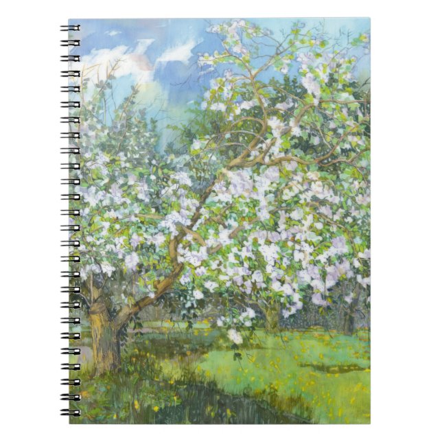 Caderno Espiral Jardim florescente (Frente)