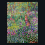 Caderno Espiral Jardim Íris Em Giverny Por Claude Monet<br><div class="desc">O Jardim Íris em Giverny pintado por Claude Monet. Cerca de 1900. Esta imagem está no dominio público.</div>