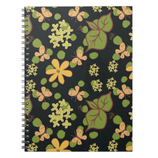 Caderno Espiral jardim noturno