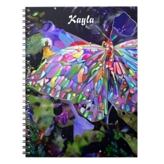 Caderno Espiral Jardim Secreto Borboleta