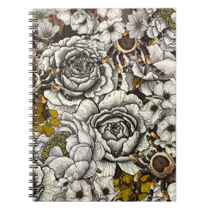 Caderno Espiral Jardim Tarantula 2