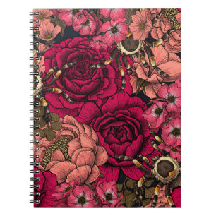 Caderno Espiral Jardim Tarantula 4