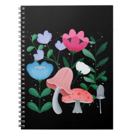 Caderno Espiral Jardim Whimsical
