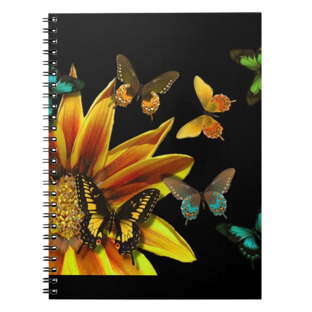 Caderno Espiral Jardins da borboleta (Frente)