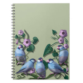 Caderno Espiral Java sparrows 