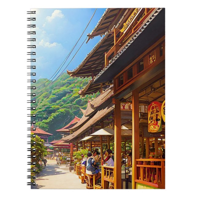 Caderno Espiral Javanese Coffee House (Frente)
