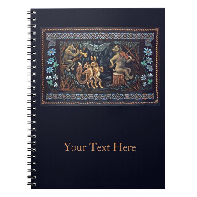 Caderno Espiral Jazep Drazdovic - Músicos do urso (Frente)