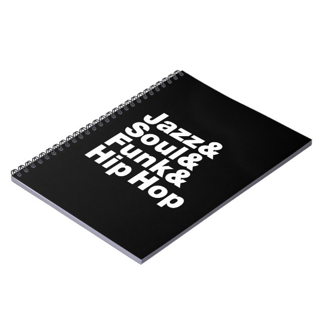 Caderno Espiral Jazz & Soul & Funk & Hip Hop (Left Side)