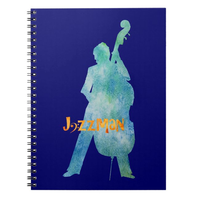 Caderno Espiral Jazzman de jogo baixo (Frente)