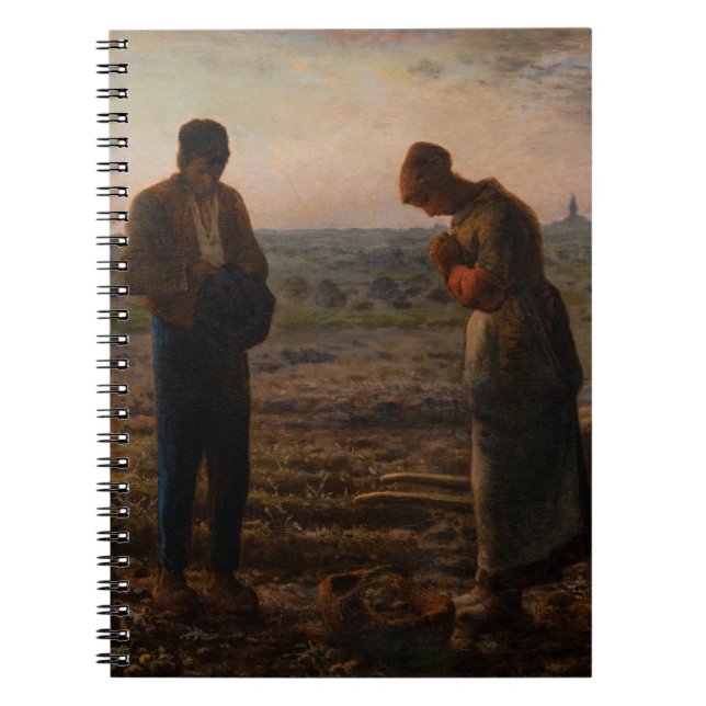 Caderno Espiral Jean-Francois Millet - Angelus (Frente)