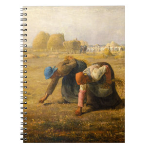 Caderno Espiral Jean-Francois Millet - The Gleaners