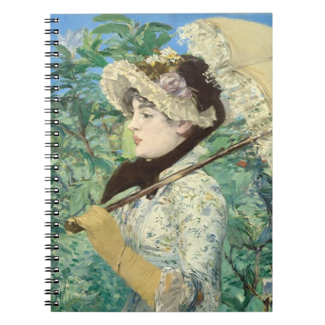 Caderno Espiral Jeanne (Primavera) Edouard Manet (Frente)