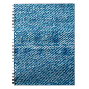 Caderno Espiral Jeans fecham o fundo. Denim costurando. Azul f