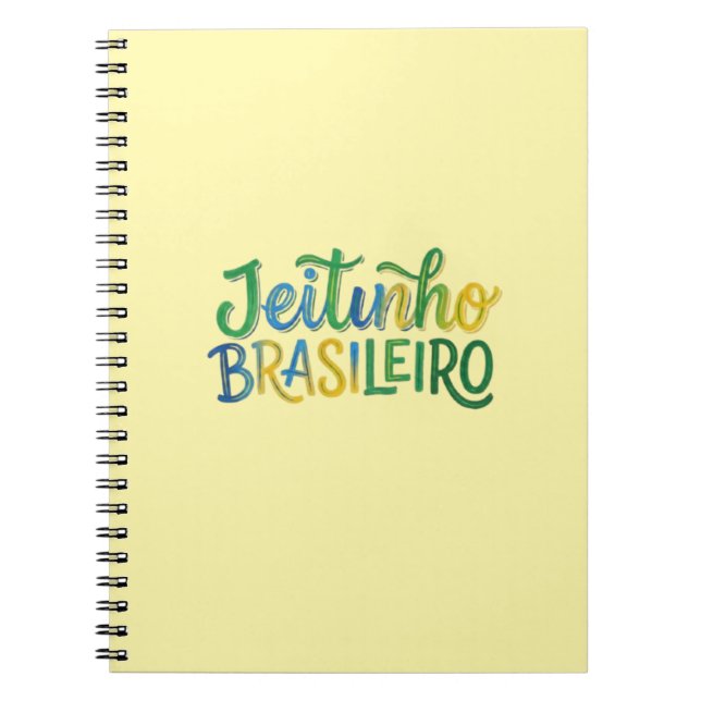 Caderno Espiral Jeitinho Brasileiro (Frente)