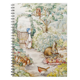 Caderno Espiral Jemima Puddle Duck no Jardim do Sr. Mc Gregor