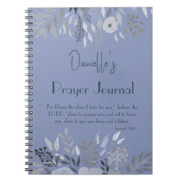 Caderno Espiral Jeremiah 29:11 Para eu conhecer os Planos de Oraçã