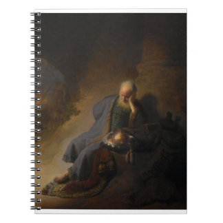 Caderno Espiral Jeremiah Lamentando a Destruição de Jerusalém