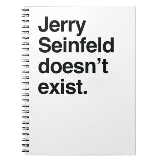 Caderno Espiral Jerry Seinfeld Não Existe – Política Satírica