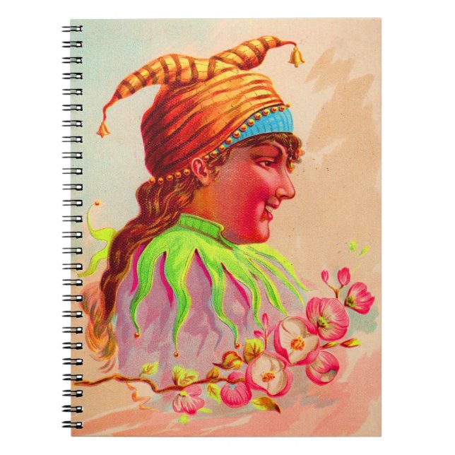 Caderno Espiral Jester vitoriano (Frente)