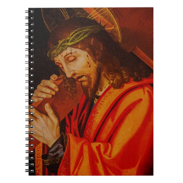 Caderno Espiral Jesus carrying the cross notebook (Frente)