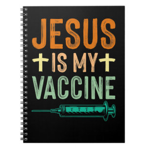 Caderno Espiral Jesus Cristo Cristão Jesus É Minha Vacina Christi