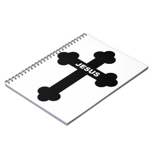 CADERNO ESPIRAL JESUS CROSS