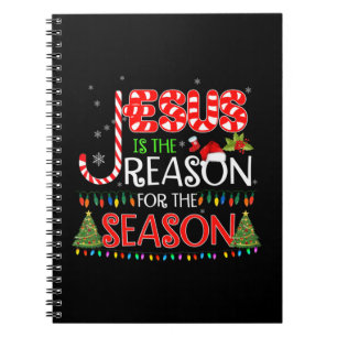 Caderno Espiral Jesus É A Razão Para Os Presentes De Natal Da Époc