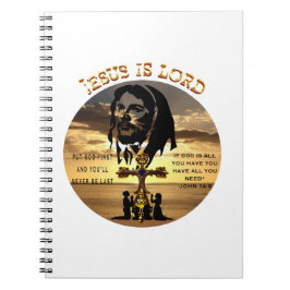 Caderno Espiral Jesus é Deus