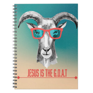Caderno Espiral Jesus é o G.O.A.T