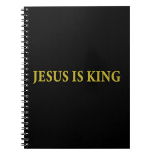 Caderno Espiral Jesus é o rei Christian Pullover HoodieJesus é Ki