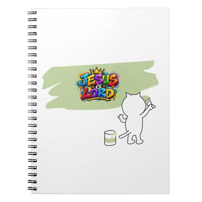 Caderno Espiral Jesus é Senhor (Frente)