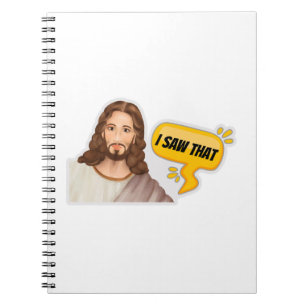 Caderno Espiral Jesus, Eu Vi Isso